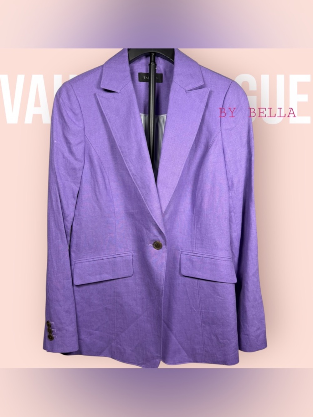 Talbots Lavender-Purple Single-Button Blazer